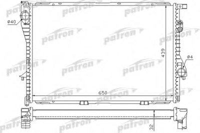 Радиатор, охлаждение двигателя PATRON купить