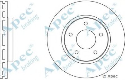 Тормозной диск APEC braking купить