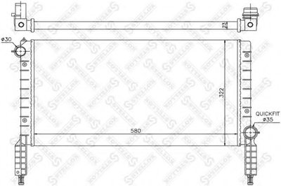 Радиатор, охлаждение двигателя STELLOX купить