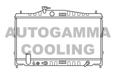 Радиатор, охлаждение двигателя AUTOGAMMA купить