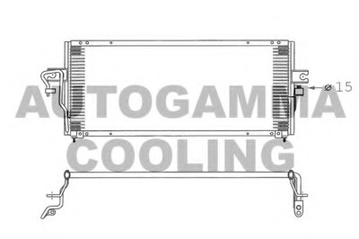 Конденсатор, кондиционер AUTOGAMMA купить