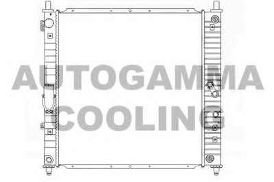 Радиатор, охлаждение двигателя AUTOGAMMA купить