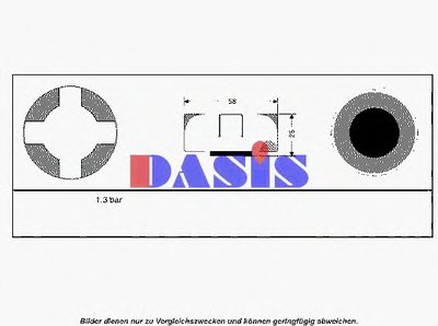 Крышка, резервуар охлаждающей жидкости AKS DASIS