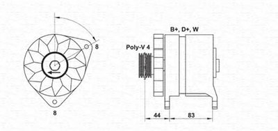 Генератор MAGNETI MARELLI купить