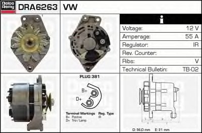 Генератор Remanufactured REMY (Light Duty) DELCO REMY купить