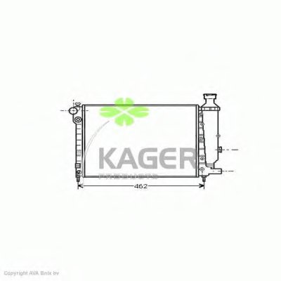 Радиатор, охлаждение двигателя KAGER купить