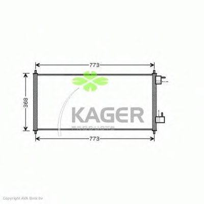 Конденсатор, кондиционер KAGER купить