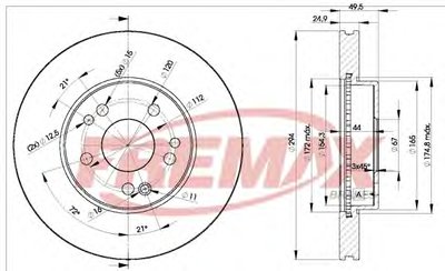 Тормозной диск Premium Carbon + FREMAX купить