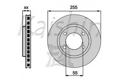 Тормозной диск KAISHIN купить