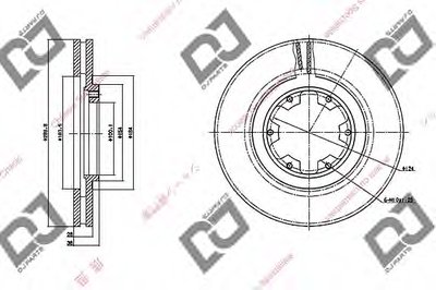 Тормозной диск DJ PARTS купить