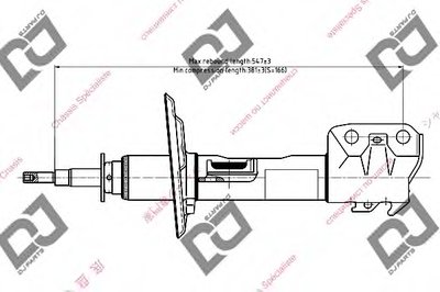 Амортизатор DJ PARTS купить