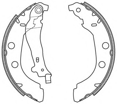 Комплект тормозных колодок ADVANCE OPEN PARTS купить