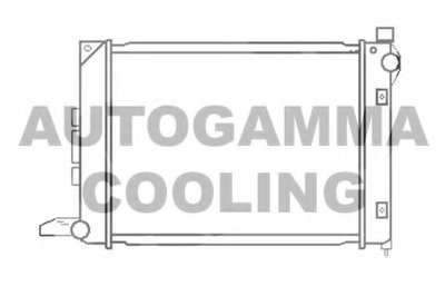Радиатор, охлаждение двигателя AUTOGAMMA купить