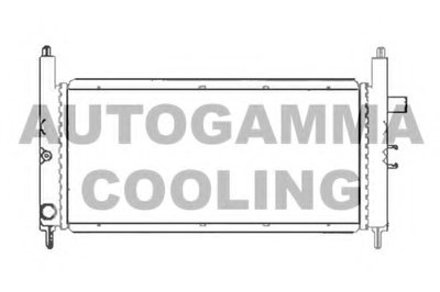 Радиатор, охлаждение двигателя AUTOGAMMA купить