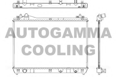 Радиатор, охлаждение двигателя AUTOGAMMA купить