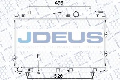 Радиатор, охлаждение двигателя JDEUS купить