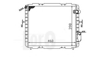 Радиатор, охлаждение двигателя LORO купить