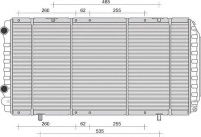 Радиатор, охлаждение двигателя MAGNETI MARELLI купить