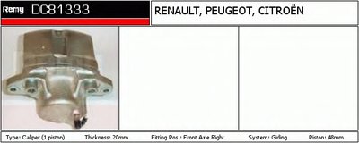 Тормозной суппорт Remanufactured REMY (Multiline) DELCO REMY