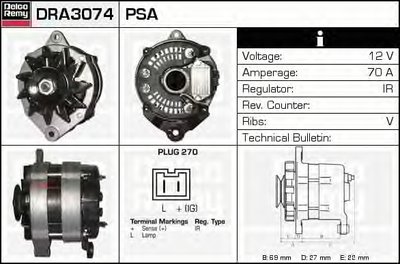 Генератор Remanufactured REMY (Light Duty) DELCO REMY купить