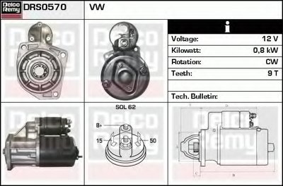 Стартер Remanufactured REMY (Light Duty) DELCO REMY купить