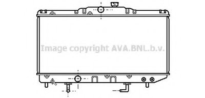 Радиатор, охлаждение двигателя AVA QUALITY COOLING купить