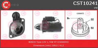 Стартер REMANUFACTURED SERIES CASCO купить
