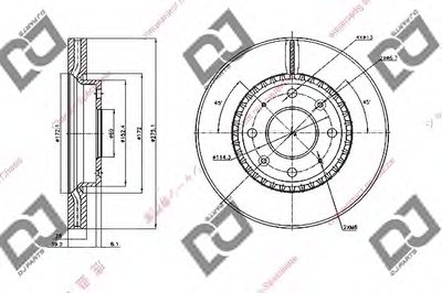 Тормозной диск DJ PARTS купить