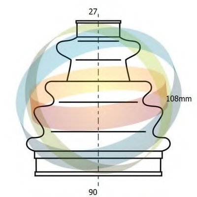 Комплект пылника, приводной вал ODM-MULTIPARTS