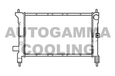 Радиатор, охлаждение двигателя AUTOGAMMA купить