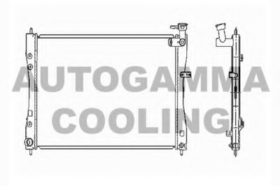 Радиатор, охлаждение двигателя AUTOGAMMA купить