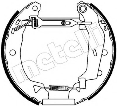 Комплект тормозных колодок Kit premounted METELLI купить