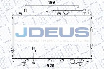 Радиатор, охлаждение двигателя JDEUS купить