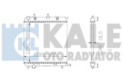 Радиатор, охлаждение двигателя KALE OTO RADYATÖR купить