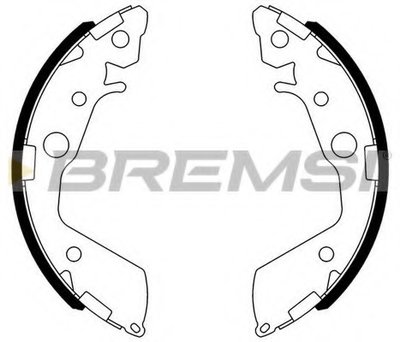 Комплект тормозных колодок BREMSI купить