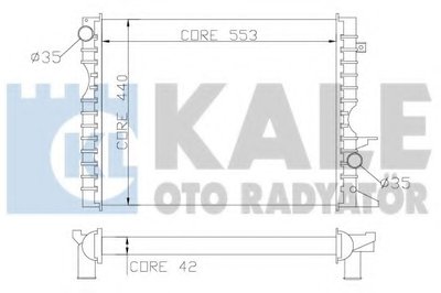 Радиатор, охлаждение двигателя KALE OTO RADYATÖR купить