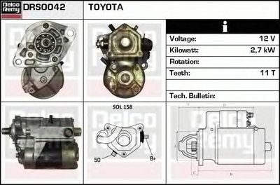 Стартер Remanufactured REMY (Light Duty) DELCO REMY купить