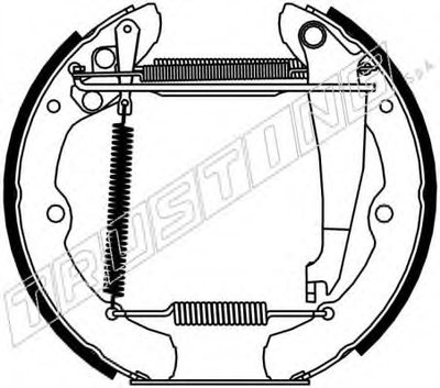 Комплект тормозных колодок FAST KIT TRUSTING купить