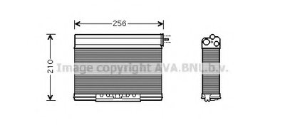 Теплообменник, отопление салона AVA QUALITY COOLING
