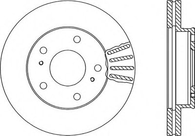 Тормозной диск ADAPTIVE OPEN PARTS купить