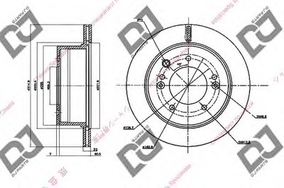 Тормозной диск DJ PARTS купить