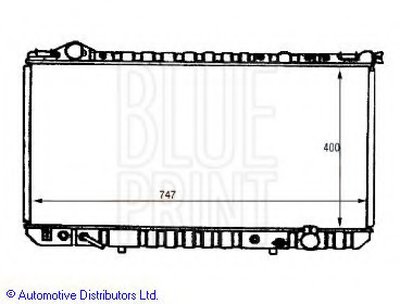 Радиатор, охлаждение двигателя BLUE PRINT купить