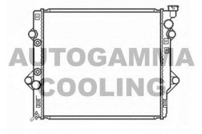 Радиатор, охлаждение двигателя AUTOGAMMA купить
