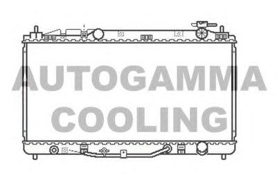 Радиатор, охлаждение двигателя AUTOGAMMA купить