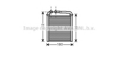 Теплообменник, отопление салона AVA QUALITY COOLING