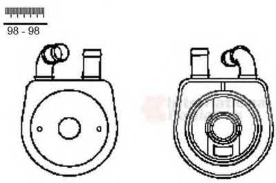 масляный радиатор, двигательное масло