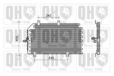 Конденсатор, кондиционер QUINTON HAZELL купить