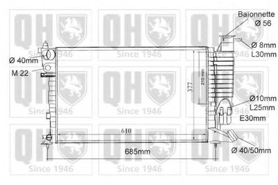 Радиатор, охлаждение двигателя QUINTON HAZELL купить