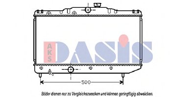 Радиатор, охлаждение двигателя AKS DASIS купить