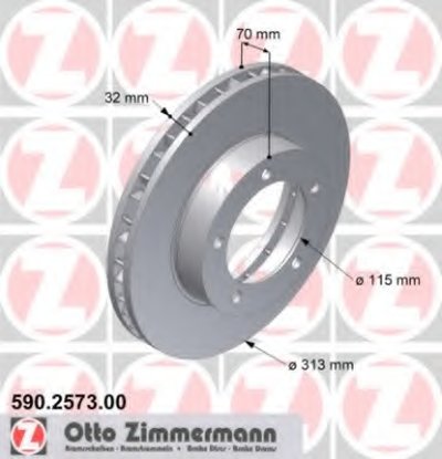 Тормозной диск ZIMMERMANN купить